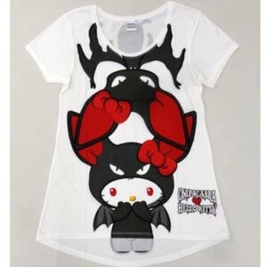 NWOT RARE Hyde Hello Kitty Chupacabra Vamps Cotton Graphic Tee Women's S